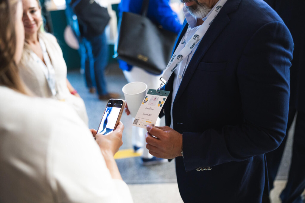 Branded attendee badge