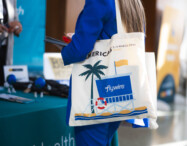 Branded canvas conference bags