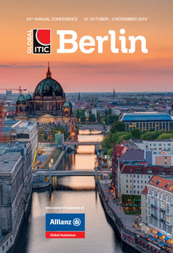 Front page image of the ITIC Global 2016 brochure.